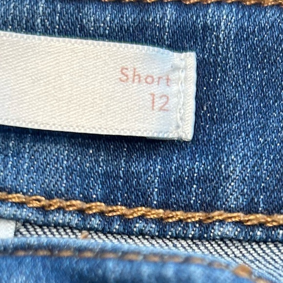 LC Laura Conrad Sz 12 Distressed Blue Jean Shorts - Picture 8 of 8